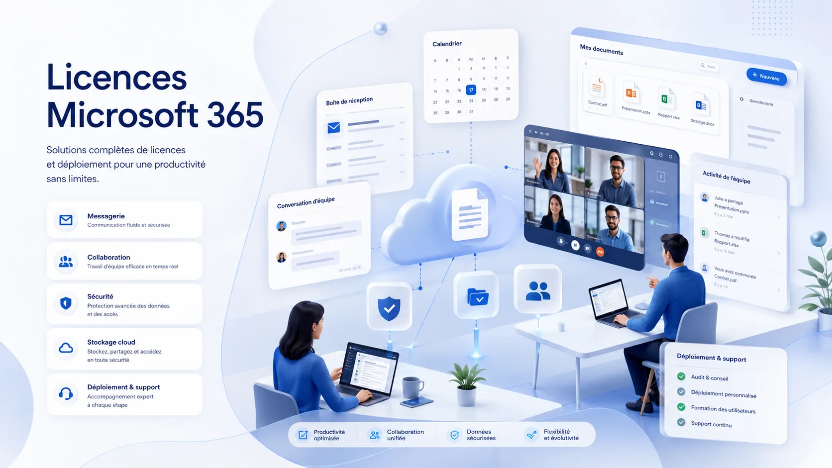 Collaboration cloud et licences Microsoft 365